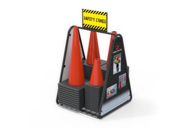 Radians safety cones floor display
