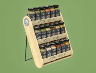 Watkins spices countertop rack